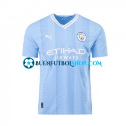Camiseta de Fútbol Manchester City Kevin De Bruyne 17 2023-2024 Primera Equipación Manga Corta Hombre