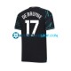 Camiseta de Fútbol Manchester City Kevin De Bruyne 17 2023-2024 Tercera Equipación Manga Corta Hombre