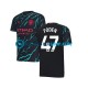 Camiseta de Fútbol Manchester City Phil Foden 47 2023-2024 Tercera Equipación Manga Corta Hombre