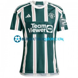 Camiseta de Fútbol Manchester United 2023-2024 Segunda Equipación Manga Corta Hombre