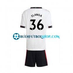 Camiseta de Fútbol Manchester United Elanga 36 2022-2023 Segunda Equipación Manga Corta Niño Camiseta de Fútbol Manchester United Elanga 36 2022-2023 Segunda Equipación Manga Corta Niño