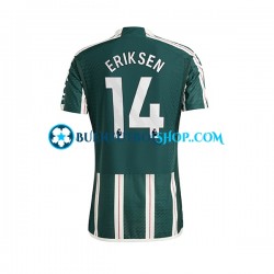 Camiseta de Fútbol Manchester United Eriksen 14 2023-2024 Segunda Equipación Manga Corta Hombre Camiseta de Fútbol Manchester United Eriksen 14 2023-2024 Segunda Equipación Manga Corta Hombre