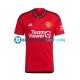 Camiseta de Fútbol Manchester United Lindelof 2 2023-2024 Primera Equipación Manga Corta Niño