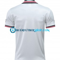 Camiseta de Fútbol Manchester United Retro 1985 Segunda Equipación Manga Corta Hombre