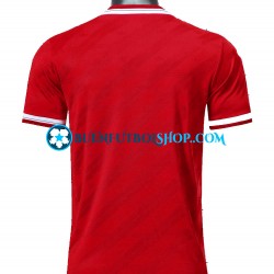 Camiseta de Fútbol Manchester United Retro 1986 Primera Equipación Manga Corta Hombre