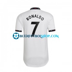Camiseta de Fútbol Manchester United Ronaldo 7 2022-2023 Segunda Equipación Manga Corta Hombre Camiseta de Fútbol Manchester United Ronaldo 7 2022-2023 Segunda Equipación Manga Corta Hombre