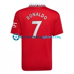 Camiseta de Fútbol Manchester United Ronaldo 7 2022-2023 Primera Equipación Manga Corta Hombre Camiseta de Fútbol Manchester United Ronaldo 7 2022-2023 Primera Equipación Manga Corta Hombre