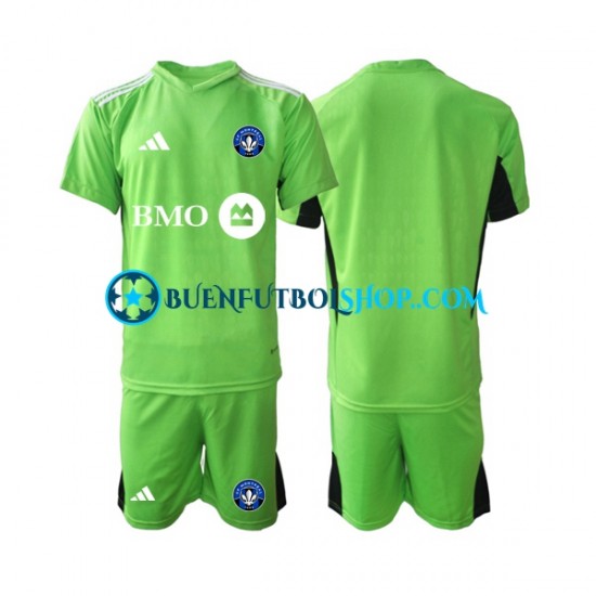 Camiseta de Fútbol CF Montréal Portero 2023-2024 Primera Equipación Manga Corta Niño