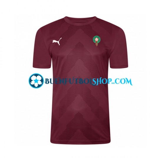 Camiseta de Fútbol Marruecos Portero 2022 Primera Equipación Manga Corta Hombre