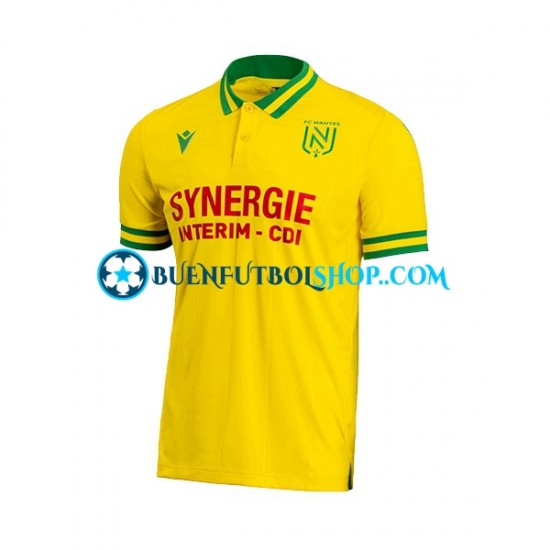 Camiseta de Fútbol Nantes 2023-2024 Primera Equipación Manga Corta Hombre