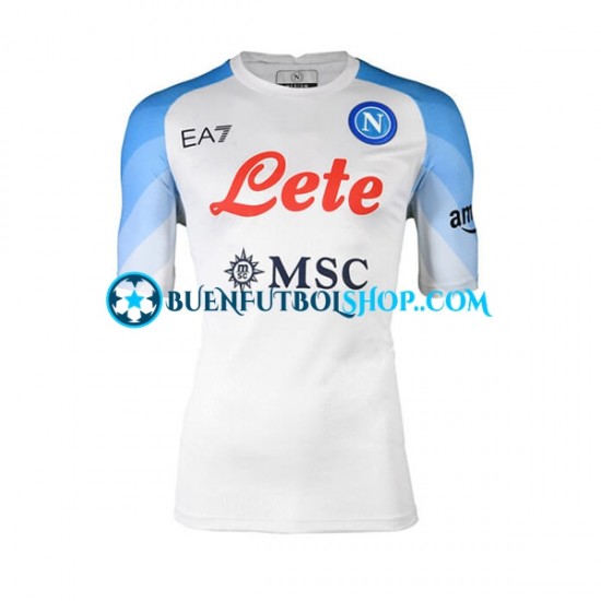 Camiseta de Fútbol Napoli 2022-2023 Segunda Equipación Manga Corta Hombre