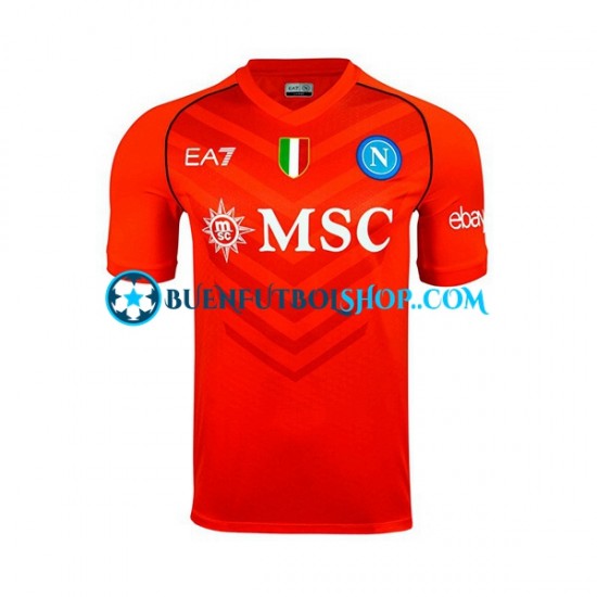 Camiseta de Fútbol Napoli Portero 2023-2024 Primera Equipación Manga Corta Hombre