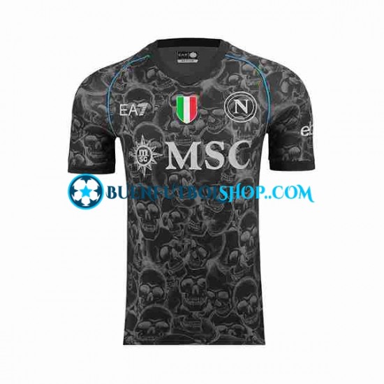 Camiseta de Fútbol Napoli Halloween 2023-2024 Primera Equipación Manga Corta Hombre