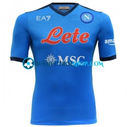 Camiseta de Fútbol Napoli 2021-2022 Primera Equipación Manga Corta Hombre