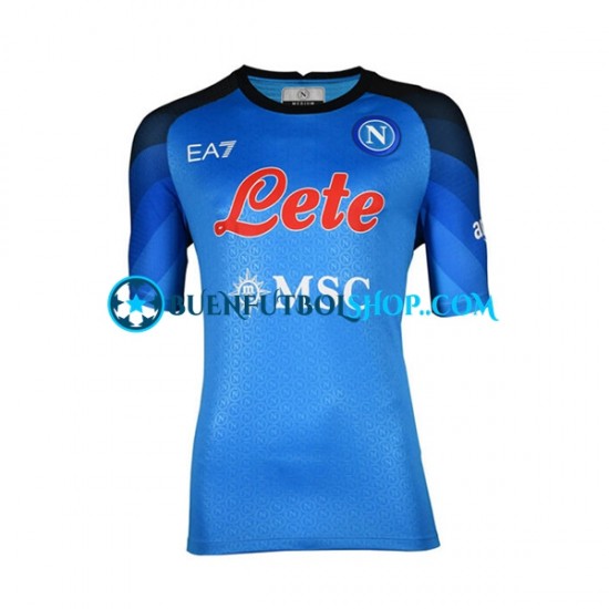 Camiseta de Fútbol Napoli 2022-2023 Primera Equipación Manga Corta Hombre