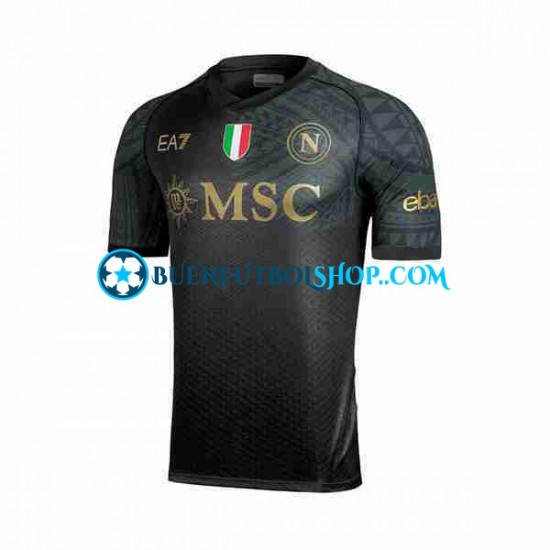 Camiseta de Fútbol Napoli 2023-2024 Tercera Equipación Manga Corta Hombre