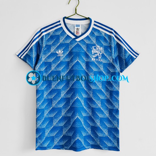 Camiseta de Fútbol Países Bajos Retro 1988 Segunda Equipación Manga Corta Hombre