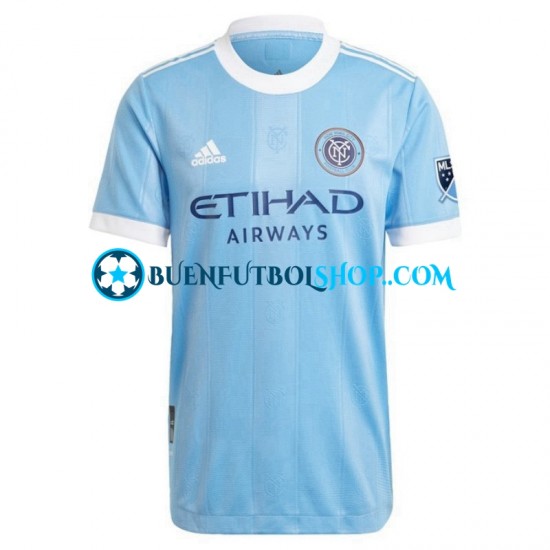 Camiseta de Fútbol New York City FC 2022 Primera Equipación Manga Corta Hombre