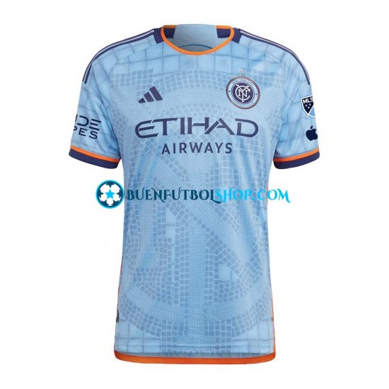 Camiseta de Fútbol New York City FC 2023-2024 Primera Equipación Manga Corta Hombre