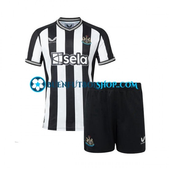 Camiseta de Fútbol Newcastle United 2023-2024 Primera Equipación Manga Corta Niño