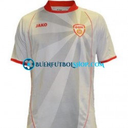 Camiseta de Fútbol Macedonia del Norte 2022 Segunda Equipación Manga Corta Hombre