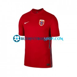 Camiseta de Fútbol Noruega 2020-2021 Primera Equipación Manga Corta Hombre