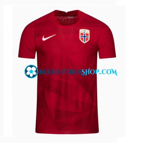 Camiseta de Fútbol Noruega 2022 Primera Equipación Manga Corta Hombre