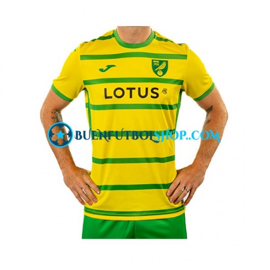 Camiseta de Fútbol Norwich City 2023-2024 Primera Equipación Manga Corta Hombre