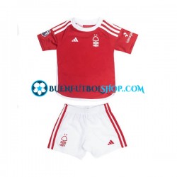 Camiseta de Fútbol Nottingham Forest 2023-2024 Primera Equipación Manga Corta Niño