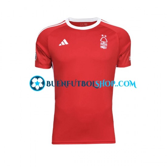 Camiseta de Fútbol Nottingham Forest 2023-2024 Primera Equipación Manga Corta Hombre