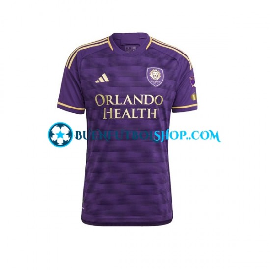 Camiseta de Fútbol Orlando City SC 2023-2024 Primera Equipación Manga Corta Hombre