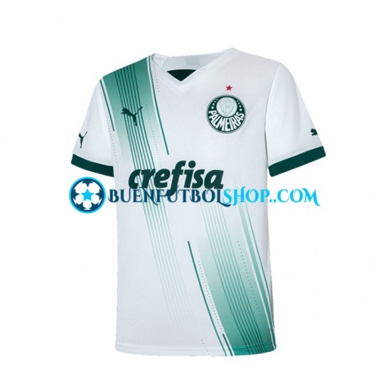 Camiseta de Fútbol Palmeiras 2023-2024 Segunda Equipación Manga Corta Hombre