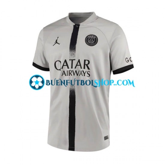 Camiseta de Fútbol Paris Saint-Germain 2022-2023 Segunda Equipación Manga Corta Hombre