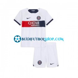 Camiseta de Fútbol Paris Saint-Germain 2023-2024 Segunda Equipación Manga Corta Niño Camiseta de Fútbol Paris Saint-Germain 2023-2024 Segunda Equipación Manga Corta Niño