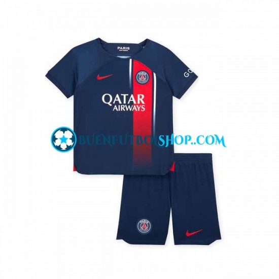 Camiseta de Fútbol Paris Saint-Germain 2023-2024 Primera Equipación Manga Corta Niño