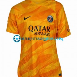 Camiseta de Fútbol Paris Saint-Germain Portero 2023-2024 Segunda Equipación Manga Corta Hombre