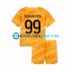 Camiseta de Fútbol Paris Saint-Germain Portero DONNARUMMA 99 2023-2024 Segunda Equipación Manga Corta Niño