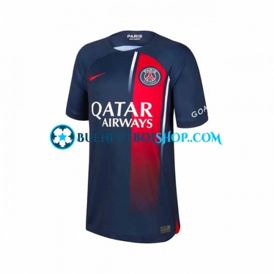 Camiseta de Fútbol Paris Saint-Germain Hakimi 2 2023-2024 Primera Equipación Manga Corta Hombre