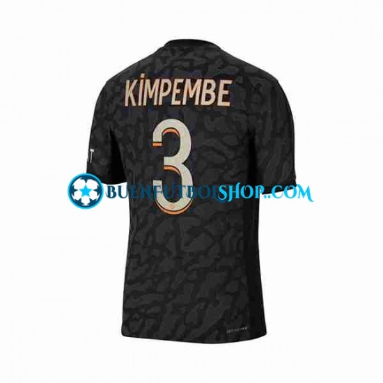 Camiseta de Fútbol Paris Saint-Germain Kimpembe 3 2023-2024 Tercera Equipación Manga Corta Hombre