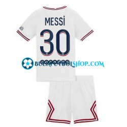 Camiseta de Fútbol Paris Saint-Germain Lionel Messi 30 2021-2022 Cuarta Equipación Manga Corta Niño Camiseta de Fútbol Paris Saint-Germain Lionel Messi 30 2021-2022 Cuarta Equipación Manga Corta Niño