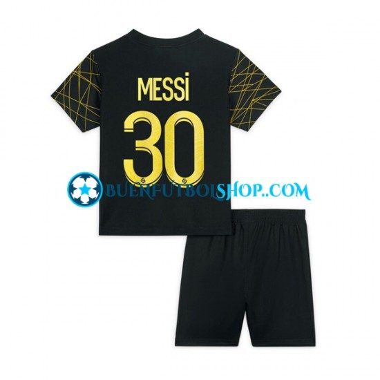 Camiseta de Fútbol Paris Saint-Germain Lionel Messi 30 2022-2023 Cuarta Equipación Manga Corta Niño