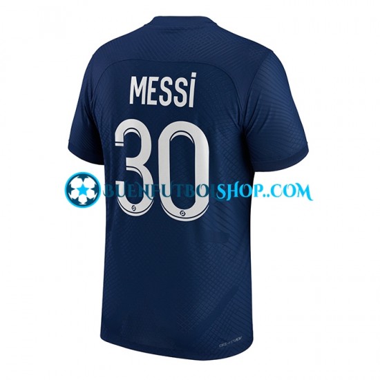 Camiseta de Fútbol Paris Saint-Germain Messi 30 2022-2023 Primera Equipación Manga Corta Hombre