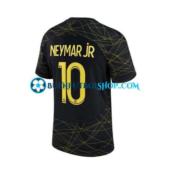 Camiseta de Fútbol Paris Saint-Germain Neymar JR 10 2022-2023 Cuarta Equipación Manga Corta Hombre