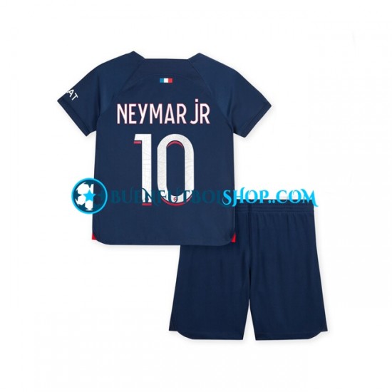 Camiseta de Fútbol Paris Saint-Germain Neymar Jr 10 2023-2024 Primera Equipación Manga Corta Niño