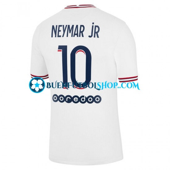 Camiseta de Fútbol Paris Saint-Germain Neymar Jr 10 2021-2022 Cuarta Equipación Manga Corta Hombre