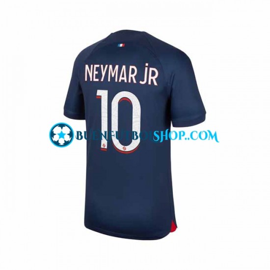 Camiseta de Fútbol Paris Saint-Germain Neymar Jr 10 2023-2024 Primera Equipación Manga Corta Hombre