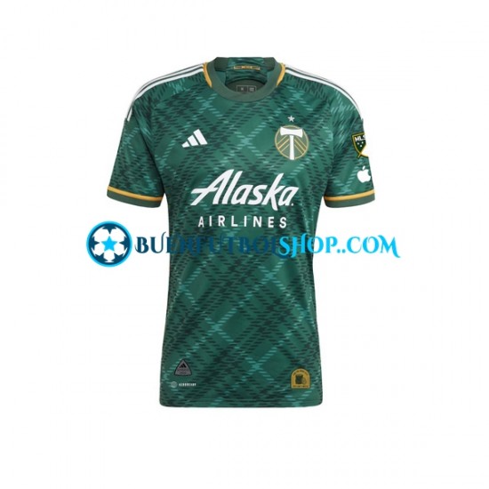 Camiseta de Fútbol Portland Timbers 2023-2024 Primera Equipación Manga Corta Hombre