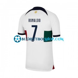 Camiseta de Fútbol Portugal Ronaldo 7 World Cup 2022 Segunda Equipación Manga Corta Hombre