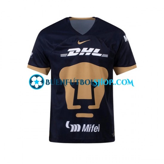 Camiseta de Fútbol Pumas UNAM 2023-2024 Segunda Equipación Manga Corta Hombre