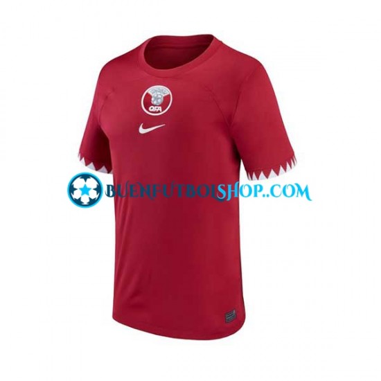 Camiseta de Fútbol Catar World Cup 2022 Primera Equipación Manga Corta Hombre